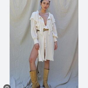 Jen's Pirate Booty Alta Shirt Dress - natural